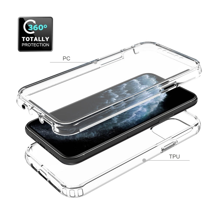 For iPhone 11 Pro Shockproof High Transparency Two-color Gradual Change PC+TPU Candy Colors Protective Case (Black) by buy2fix