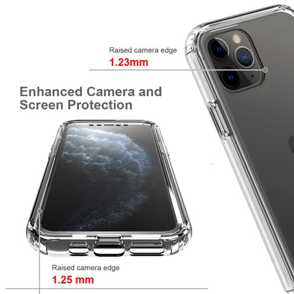 For iPhone 11 Pro Shockproof High Transparency Two-color Gradual Change PC+TPU Candy Colors Protective Case (Black) by buy2fix