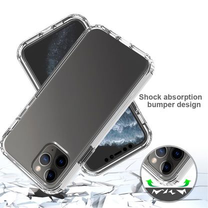 For iPhone 11 Pro Shockproof High Transparency Two-color Gradual Change PC+TPU Candy Colors Protective Case (Black) by buy2fix