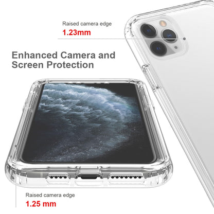 For iPhone 11 Pro Max Shockproof High Transparency Two-color Gradual Change PC+TPU Candy Colors Protective Case (Black) by buy2fix