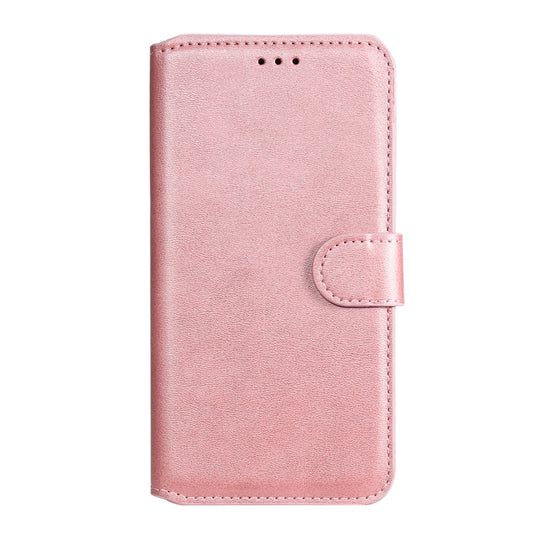 For OPPO Realme C11 Classic Calf Texture PU + TPU Horizontal Flip Leather Case, with Holder & Card Slots & Wallet(Rose Gold) by buy2fix