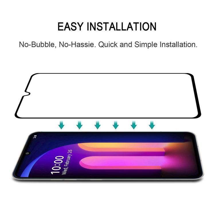 For LG V60 ThinQ 5G Full Glue Full Screen Tempered Glass Film - LG Tempered Glass by buy2fix | Online Shopping UK | buy2fix