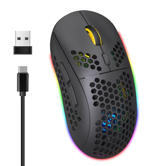 HXSJ T90 RGB Light Three-mode Wireless Gaming Mouse by HXSJ