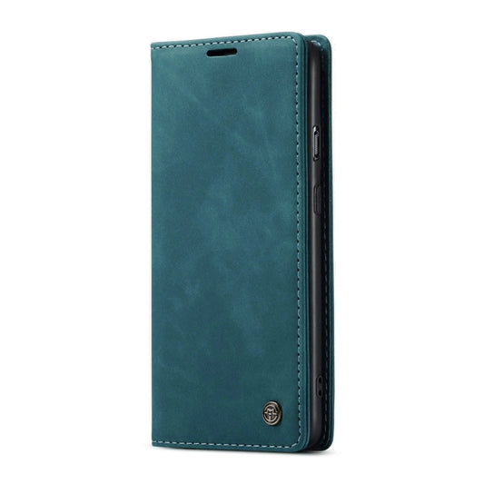 For OnePlus 8T CaseMe-013 Multifunctional Retro Frosted Horizontal Flip Leather Case with Card Slot & Holder & Wallet(Blue) by CaseMe