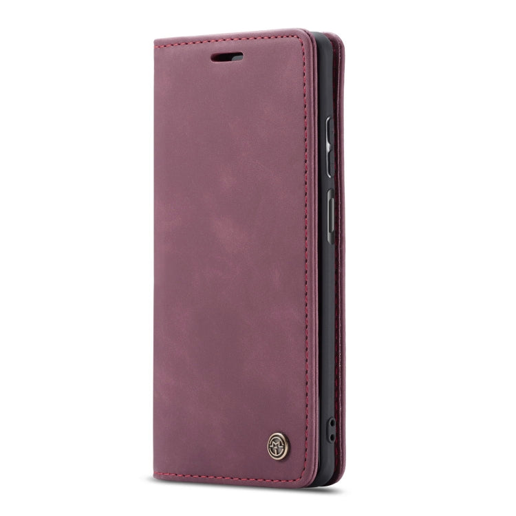 For Huawei P Smart 2021 CaseMe-013 Multifunctional Retro Frosted Horizontal Flip Leather Case with Card Slot & Holder & Wallet(Wine Red) - Mobile Accessories by CaseMe | Online Shopping UK | buy2fix