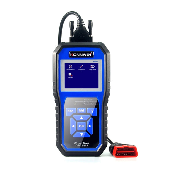 KONNWEI KW450 Auto 2,8-Zoll-TFT-Farbbildschirm Batterietester unterstützt 2 Sprachen / System XP WIN7 WIN8 WIN10