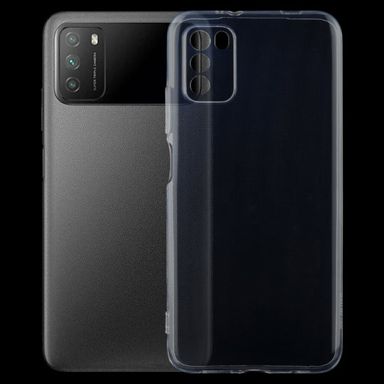 For Xiaomi Poco M3 0.75mm Ultra-thin Transparent TPU Soft Protective Case