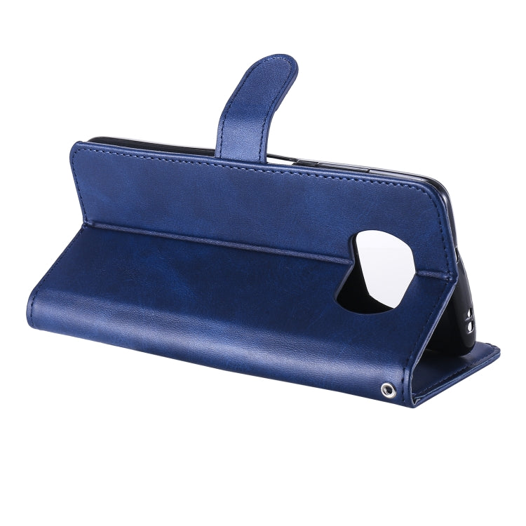 For Xiaomi Poco X3 NFC Fashion Calf Texture Zipper Horizontal Flip Leather Case with Stand & Card Slots & Wallet Function(Blue) by buy2fix