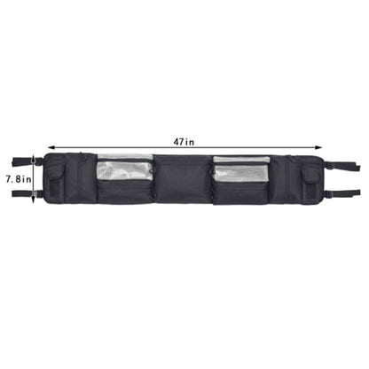 Car Roll Bar Storage Bag Organizer for Jeep Wrangler LJ TJ JK JL 1955-2020 by buy2fix