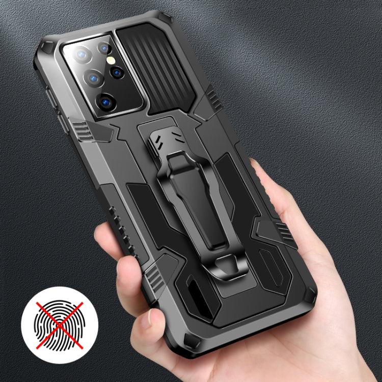 For Xiaomi Redmi Note 9 Machine Armor Warrior Shockproof PC + TPU Protective Case(Royal Blue) by buy2fix