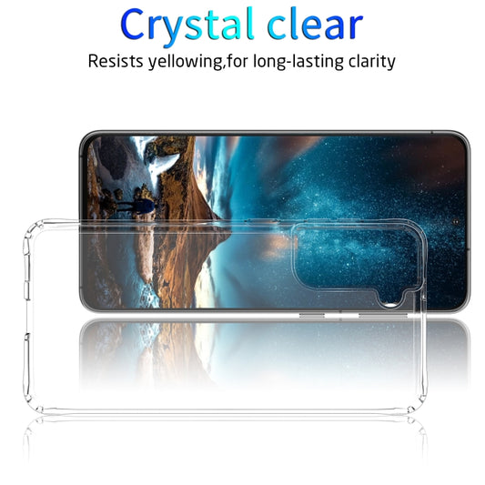 For Samsung Galaxy S21 5G Shockproof Thickening Acrylic Protective Case(Transparent) by buy2fix