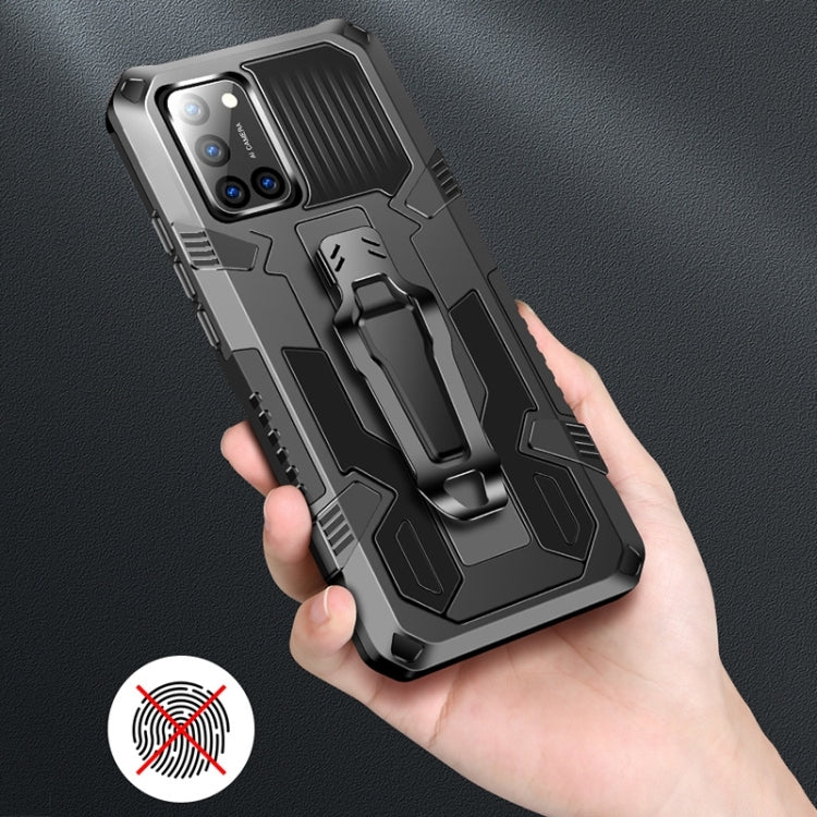 For Xiaomi Redmi 9A Armor Warrior Shockproof PC + TPU Protective Case(Black) by buy2fix