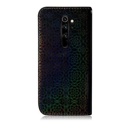 For Xiaomi Redmi Note 8 Pro Solid Color Colorful Magnetic Buckle Horizontal Flip PU Leather Case with Holder & Card Slots & Wallet & Lanyard(Black) by buy2fix