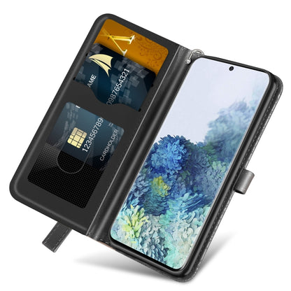 For Samsung Galaxy S20 FE Life of Tree Embossing Pattern Horizontal Flip Leather Case with Holder & Card Slot & Wallet & Photo Frame & Lanyard(Black) by buy2fix