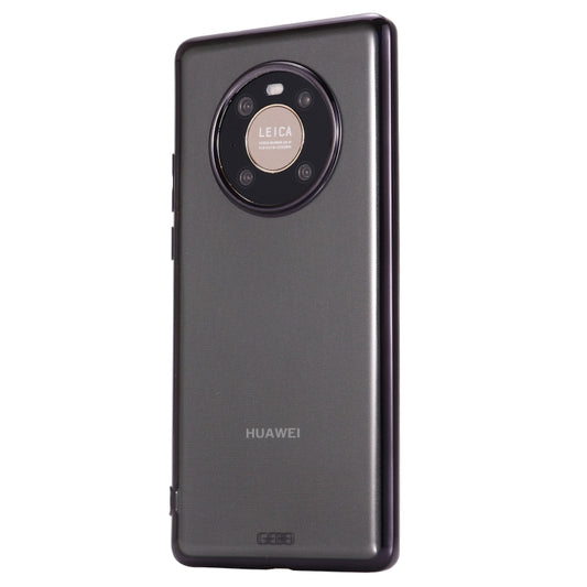 For Huawei Mate 40 Pro GEBEI Shockproof Plating PC Protective Case(Black) by GEBEI