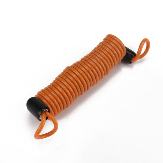 RV Trailer Spring Safety Rope Breakaway Cable, Safety Buckle Size:M8 x 80mm(Orange) by buy2fix