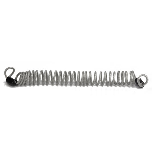 RV Trailer Spring Safety Rope Breakaway Cable, Safety Buckle Size:M8 x 80mm(Silver) by buy2fix