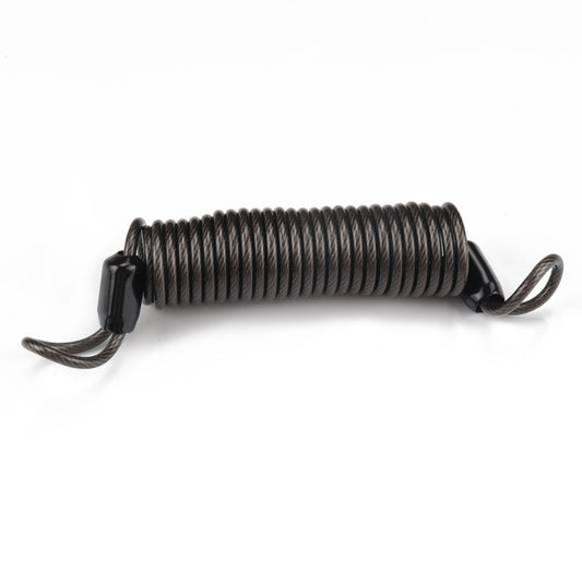 RV Trailer Spring Safety Rope Breakaway Cable, Safety Buckle Size:M8 x 80mm(Dark Grey) by buy2fix