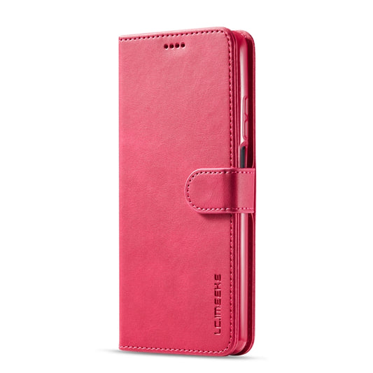 For Xiaomi Mi 10T Lite 5G LC.IMEEKE Calf Texture Horizontal Flip Leather Case with Holder & Card Slots & Wallet(Red) by LC.IMEEKE