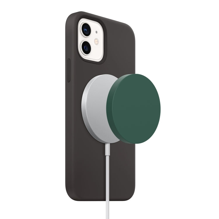 Magsafe Wireless Charger Silicone Protective Case(Green) by buy2fix