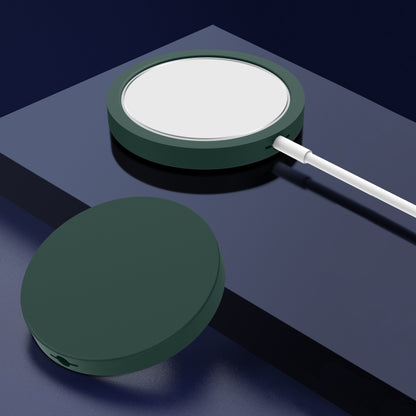 Magsafe Wireless Charger Silicone Protective Case(Green) by buy2fix