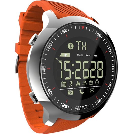 Lokmat MK18 1.1 inch Circle Screen IP68 Waterproof Smart Watch, Support Information Reminder / Remote Camera / Walking Motion Monitor(Orange) by Lokmat
