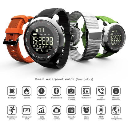 Lokmat MK18 1.1 inch Circle Screen IP68 Waterproof Smart Watch, Support Information Reminder / Remote Camera / Walking Motion Monitor(Orange) - Smart Wear by Lokmat | Online Shopping UK | buy2fix