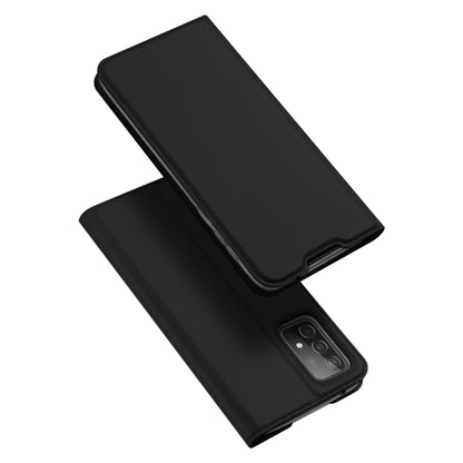 For Samsung Galaxy A52s / A52 5G / 4G DUX DUCIS Skin Pro Series Horizontal Flip PU + TPU Leather Case, with Holder & Card Slots(Black) by DUX DUCIS