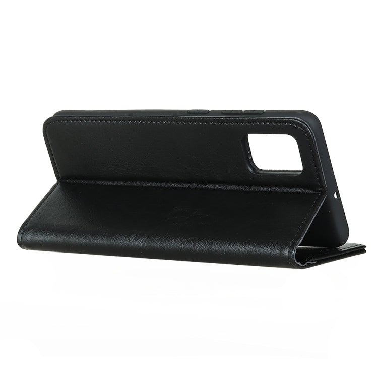 For Samsung Galaxy A52 5G / 4G Magnetic Crazy Horse Texture Horizontal Flip Leather Case with Holder & Card Slots & Wallet(Black) by buy2fix