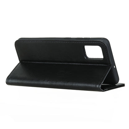 For Samsung Galaxy A52 5G / 4G Magnetic Crazy Horse Texture Horizontal Flip Leather Case with Holder & Card Slots & Wallet(Black) by buy2fix