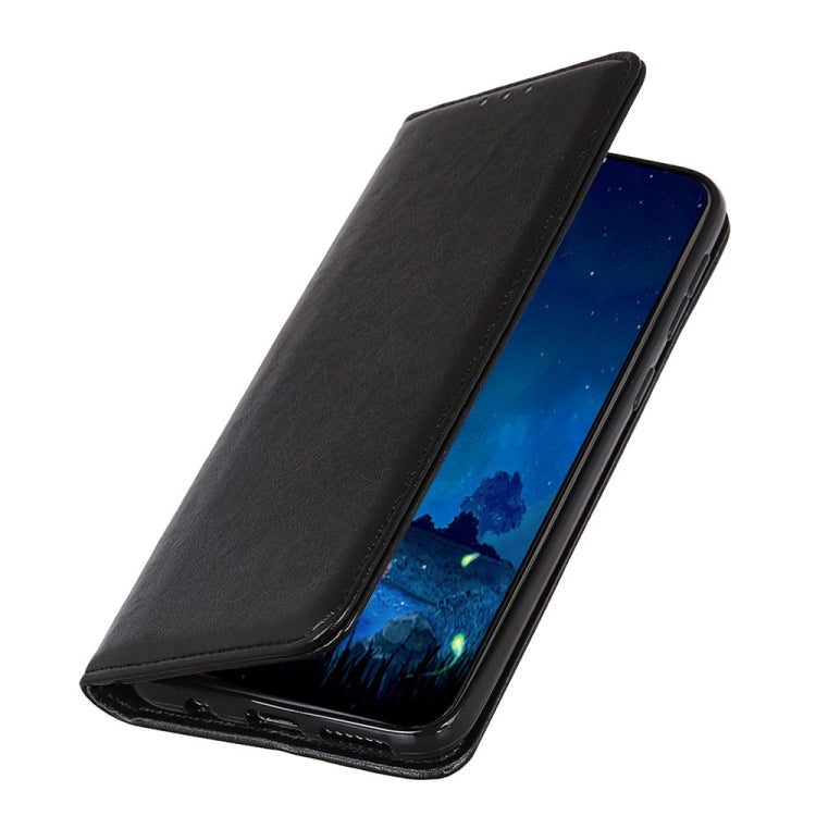 For Samsung Galaxy A52 5G / 4G Magnetic Crazy Horse Texture Horizontal Flip Leather Case with Holder & Card Slots & Wallet(Black) by buy2fix