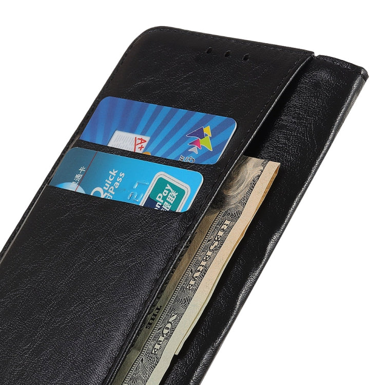 For Samsung Galaxy A52 5G / 4G Magnetic Crazy Horse Texture Horizontal Flip Leather Case with Holder & Card Slots & Wallet(Black) by buy2fix