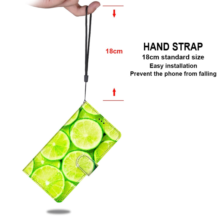 For iPhone 11 Coloured Drawing Cross Texture Horizontal Flip PU Leather Case with Holder & Card Slots & Wallet & Lanyard (Green Lemon) by buy2fix