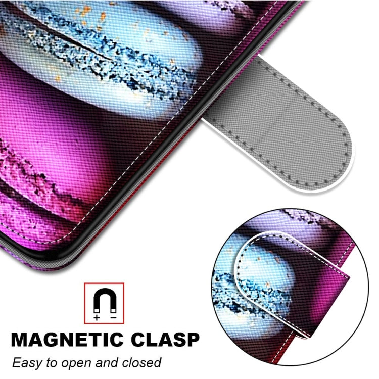 For iPhone 12 mini Coloured Drawing Cross Texture Horizontal Flip PU Leather Case with Holder & Card Slots & Wallet & Lanyard (Colorful Cakes) by buy2fix