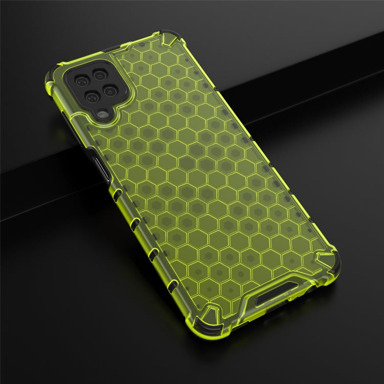For Samsung Galaxy A12 Shockproof Honeycomb PC + TPU Case(Green) by buy2fix