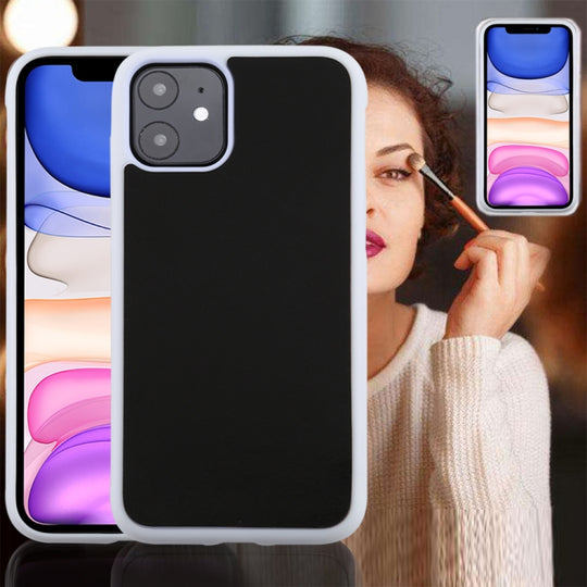 For iPhone 11 TPU + PC Anti-Gravity Dropproof Protective Back Cover(White)