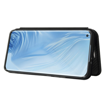 For Xiaomi Mi 11 Carbon Fiber Texture Horizontal Flip TPU + PC + PU Leather Case with Card Slot(Black) by buy2fix