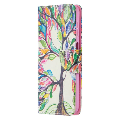 For Samsung Galaxy A32 5G Colored Drawing Pattern Horizontal Flip Leather Case with Holder & Card Slots & Wallet(Tree Life) - Samsung Accessories by buy2fix | Online Shopping UK | buy2fix