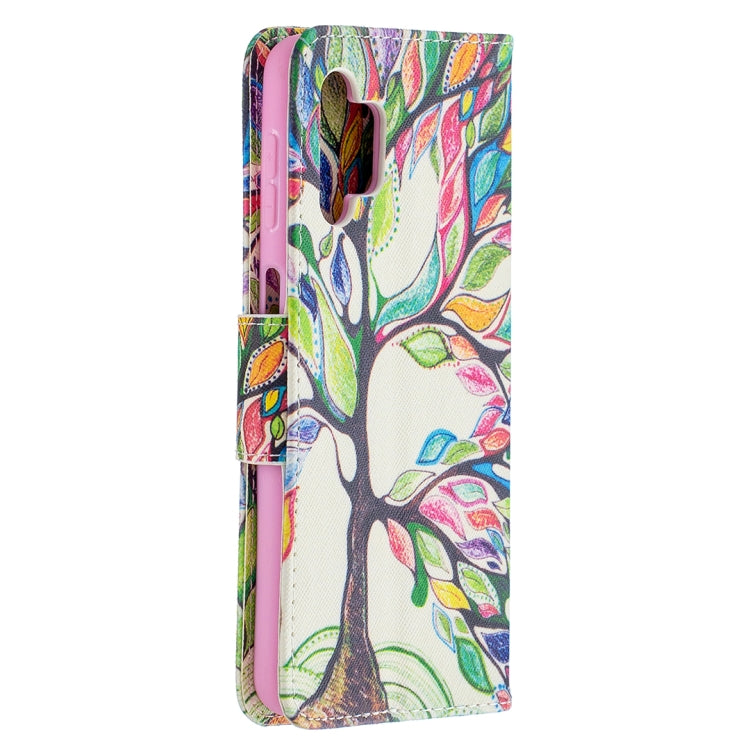 For Samsung Galaxy A32 5G Colored Drawing Pattern Horizontal Flip Leather Case with Holder & Card Slots & Wallet(Tree Life) - Samsung Accessories by buy2fix | Online Shopping UK | buy2fix