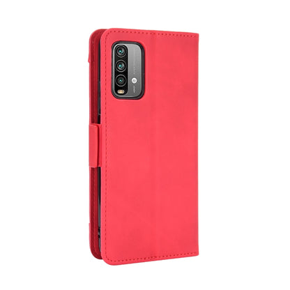 For Xiaomi Redmi 9T & Note 9 4G Skin Feel Calf Pattern Horizontal Flip Leather Case with Holder & Card Slots & Photo Frame(Red) by buy2fix