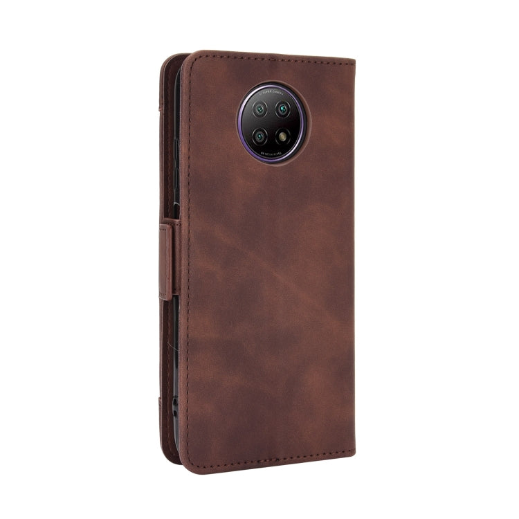 For Xiaomi Redmi Note 9T 5G Skin Feel Calf Pattern Horizontal Flip Leather Case with Holder & Card Slots & Photo Frame(Brown) by buy2fix