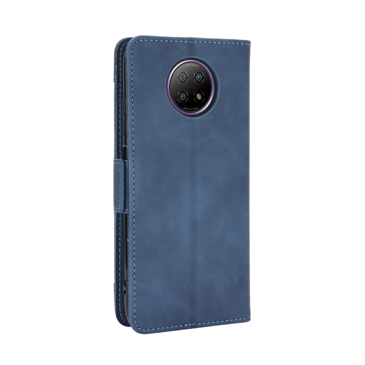 For Xiaomi Redmi Note 9T 5G Skin Feel Calf Pattern Horizontal Flip Leather Case with Holder & Card Slots & Photo Frame(Blue) by buy2fix