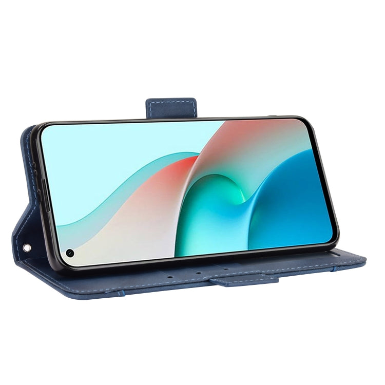 For Xiaomi Redmi Note 9T 5G Skin Feel Calf Pattern Horizontal Flip Leather Case with Holder & Card Slots & Photo Frame(Blue) by buy2fix
