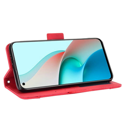 For Xiaomi Redmi Note 9T 5G Skin Feel Calf Pattern Horizontal Flip Leather Case with Holder & Card Slots & Photo Frame(Red) by buy2fix