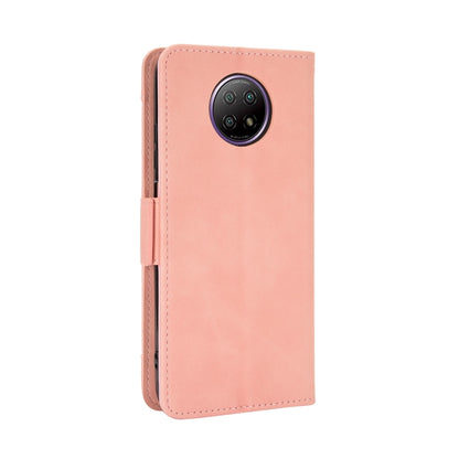 For Xiaomi Redmi Note 9T 5G Skin Feel Calf Pattern Horizontal Flip Leather Case with Holder & Card Slots & Photo Frame(Pink) by buy2fix