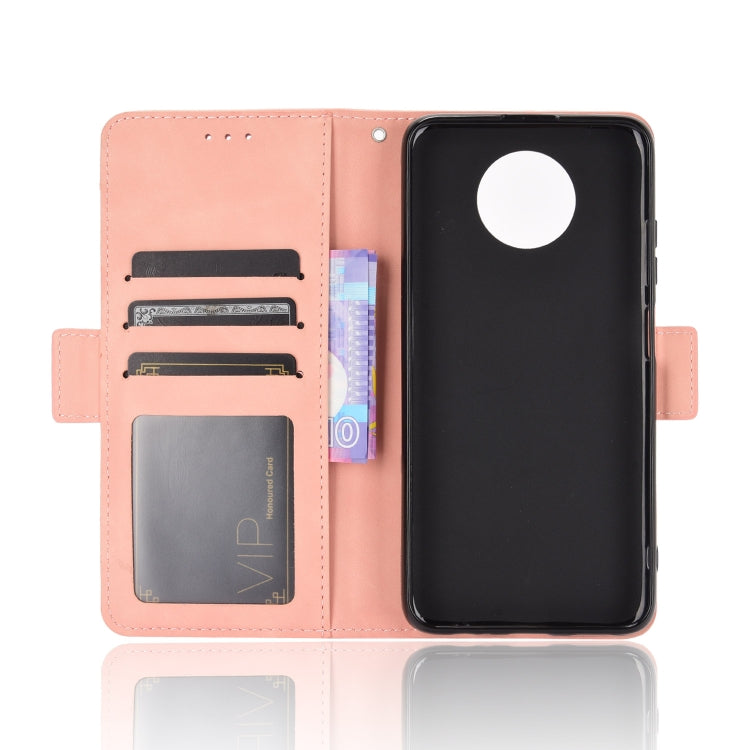 For Xiaomi Redmi Note 9T 5G Skin Feel Calf Pattern Horizontal Flip Leather Case with Holder & Card Slots & Photo Frame(Pink) by buy2fix