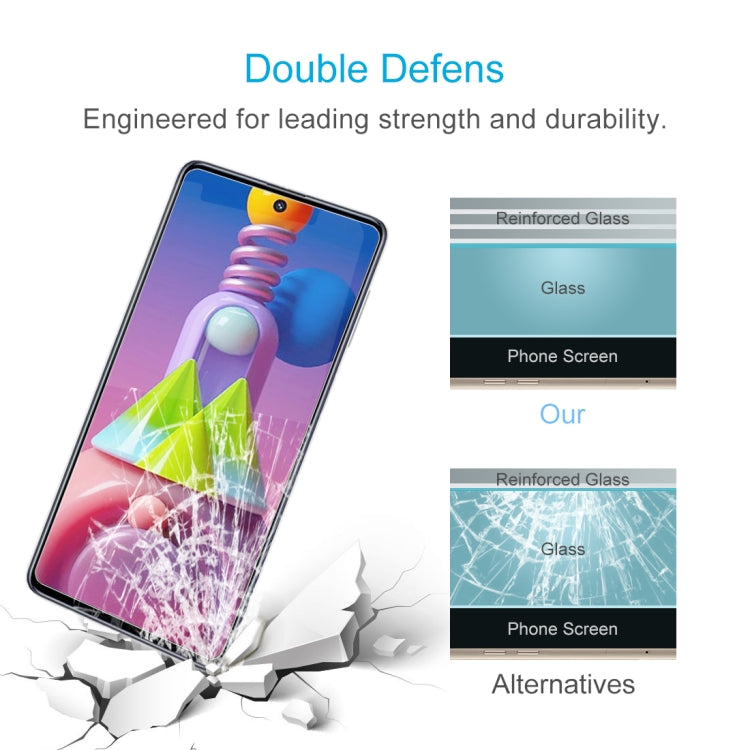 For Samsung Galaxy M51 0.26mm 9H 2.5D Tempered Glass Film by DIYLooks