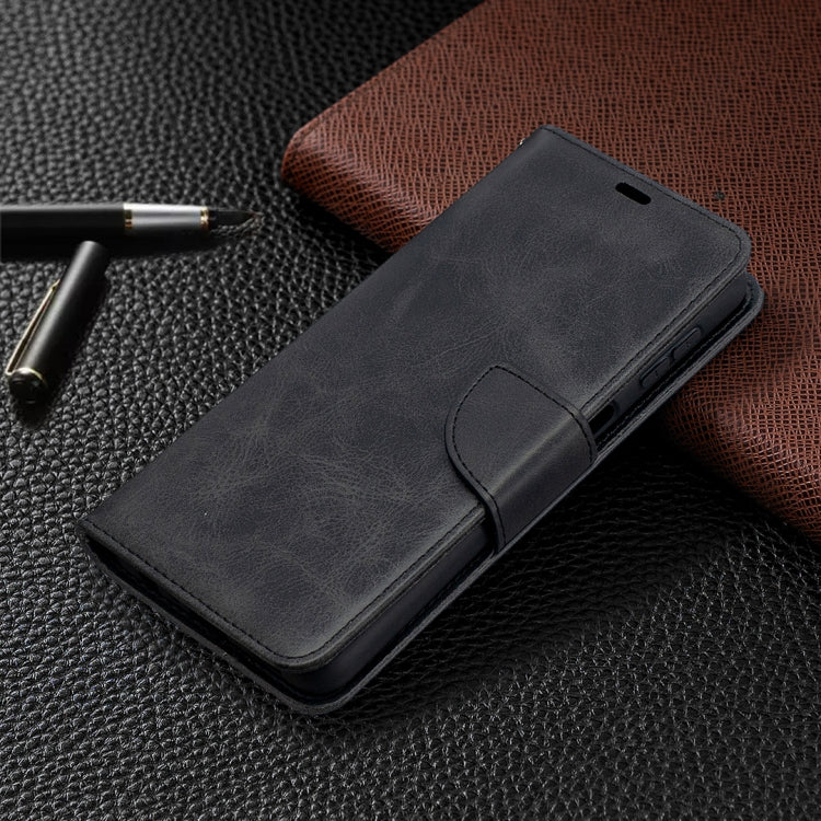 For Samsung Galaxy A32 5G Retro Lambskin Texture Pure Color Horizontal Flip PU Leather Case with Holder & Card Slots & Wallet & Lanyard(Black) by buy2fix