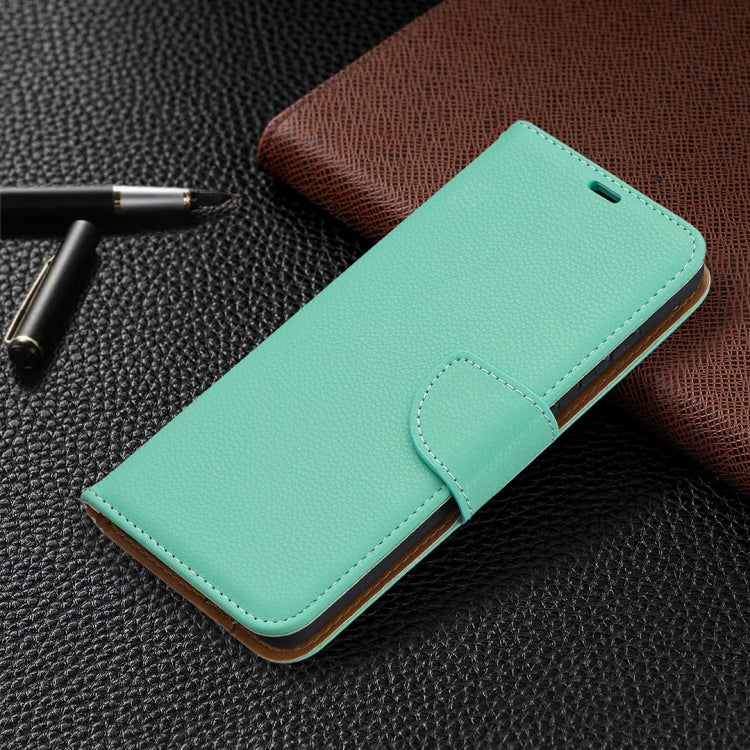 For Samsung Galaxy A52 5G / 4G Litchi Texture Pure Color Horizontal Flip PU Leather Case with Holder & Card Slots & Wallet & Lanyard(Green) by buy2fix