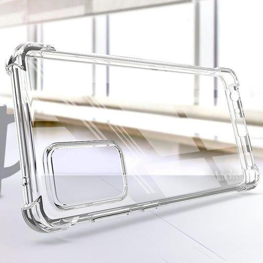 For Samsung Galaxy A72 5G / 4G IMAK All-inclusive Shockproof Airbag TPU Case with Screen Protector(Transparent) by imak